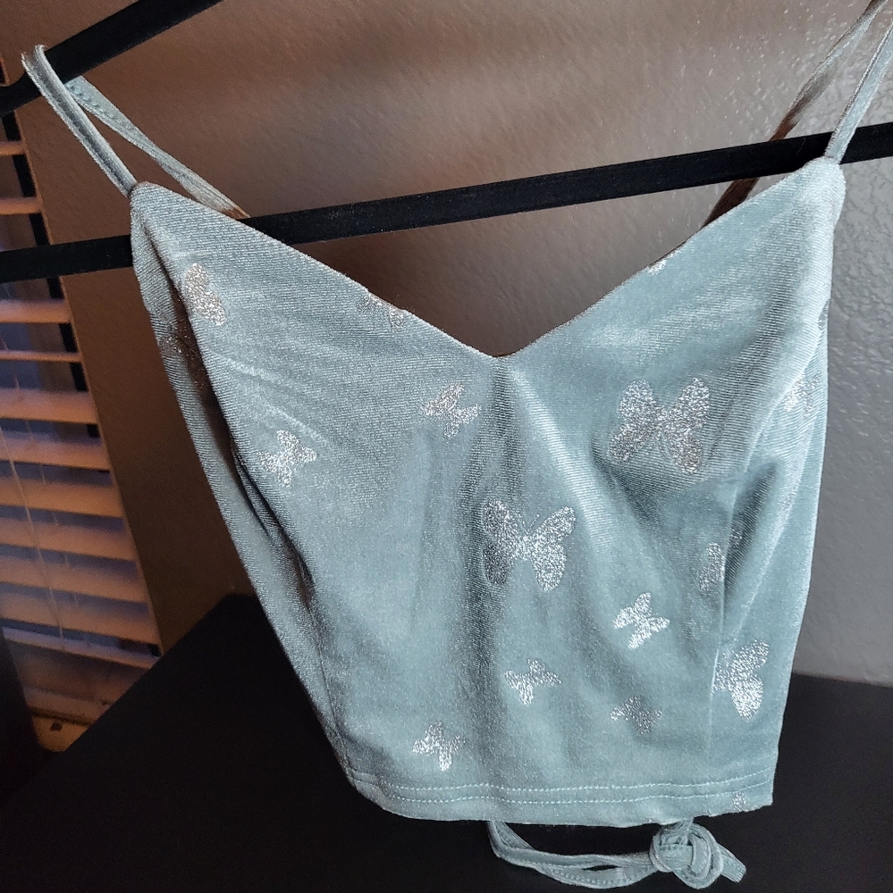 Butterfly Print Women's Top